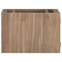 Mobile da Bagno a Parete 60x39x40 cm in Legno Massello di Teak 338253