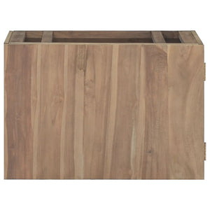Mobile da Bagno a Parete 60x39x40 cm in Legno Massello di Teak 338253