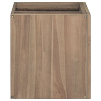 Mobile da Bagno a Parete 60x39x40 cm in Legno Massello di Teak 338253