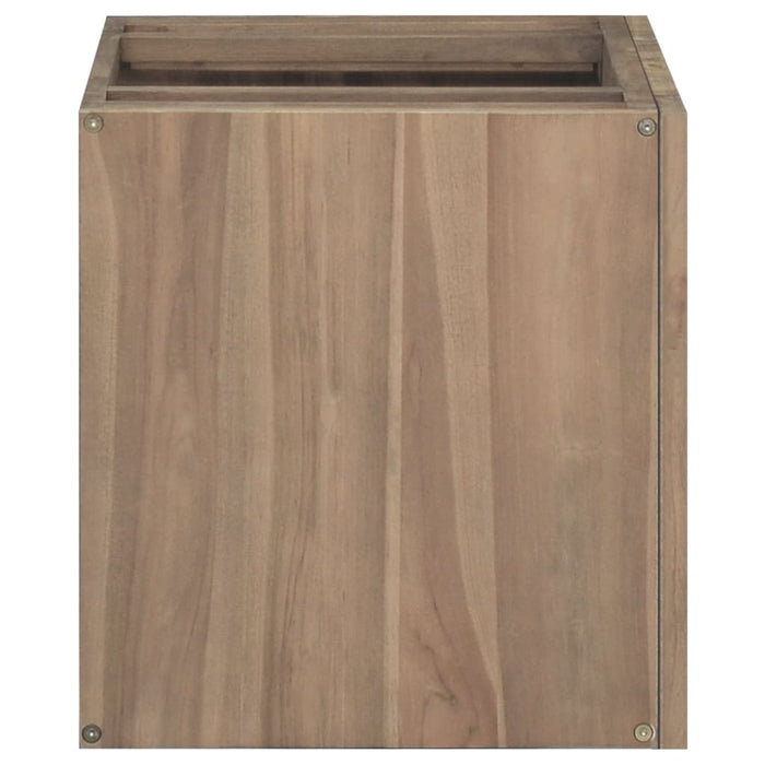 Mobile da Bagno a Parete 60x39x40 cm in Legno Massello di Teak 338253