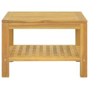 Tavolino da Salotto 60x60x40 cm in Legno Massello di Teak