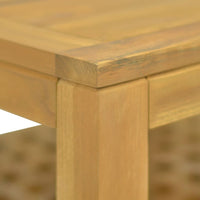 Tavolino da Salotto 60x60x40 cm in Legno Massello di Teak