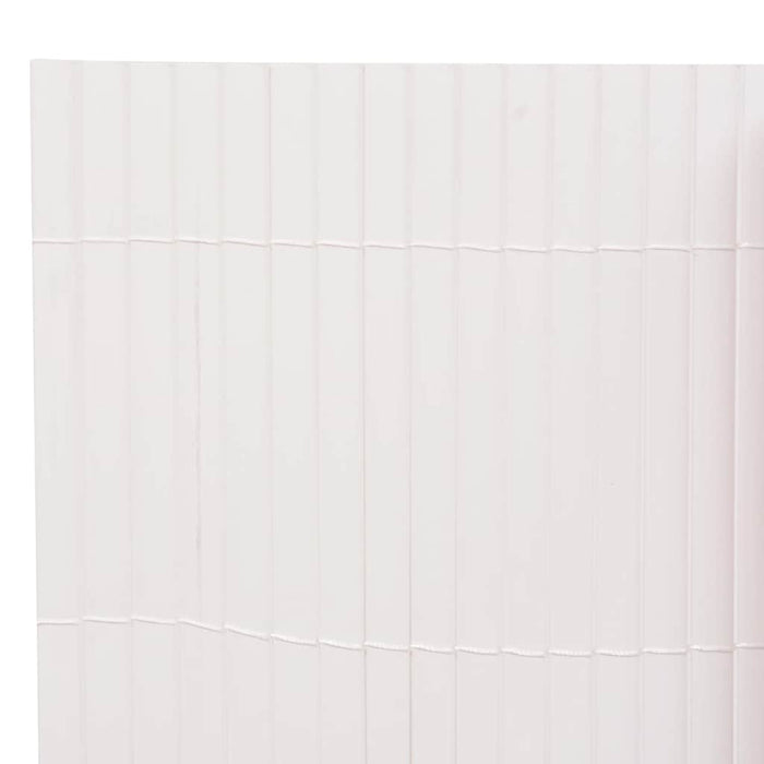 Recinzione da Giardino a Doppio Lato 110x300 cm Bianca cod mxl 15340
