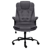 Sedia da Ufficio Grigio Scuro in Velluto