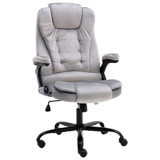 Sedia da Ufficio Grigio Chiaro in Velluto cod mxl 70314