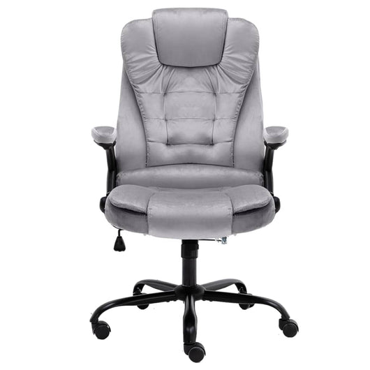 Sedia da Ufficio Grigio Chiaro in Velluto cod mxl 70314