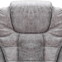 vidaXL Sedia da Ufficio Grigio Chiaro in Scamosciato