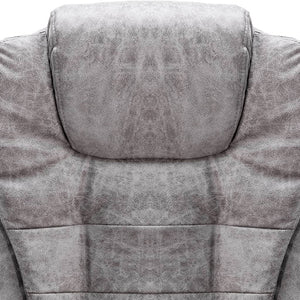 vidaXL Sedia da Ufficio Grigio Chiaro in Scamosciato