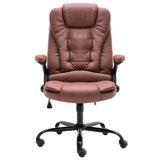 vidaXL Sedia da Ufficio Marrone Chiaro in Scamosciato