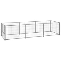 Gabbia per Cani Argento 3 mÂ² in Acciaio cod mxl 46598