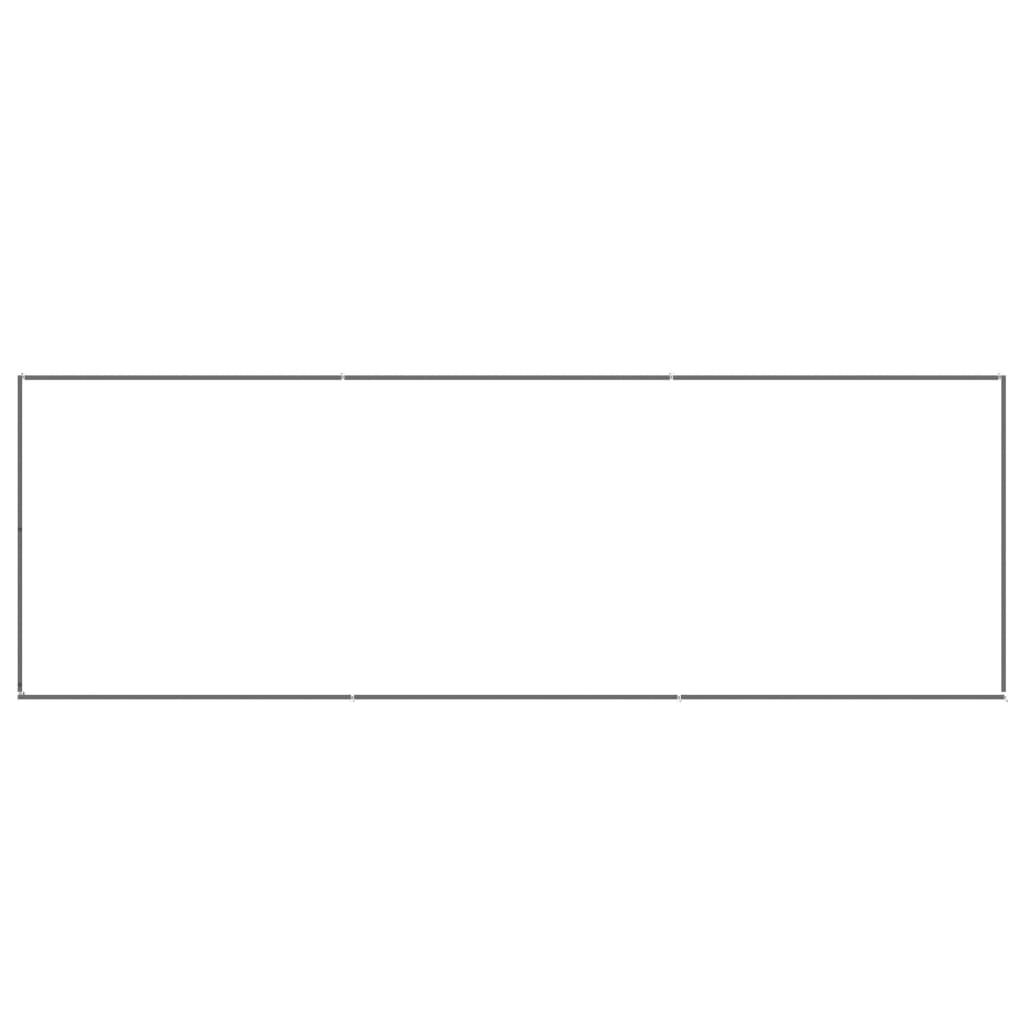 Cuccia da esterno gabbia per cani parco animali argento 3 m² acciaio 02_0000264