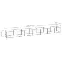 Gabbia per Cani Argento 7 mÂ² in Acciaio cod mxl 46602