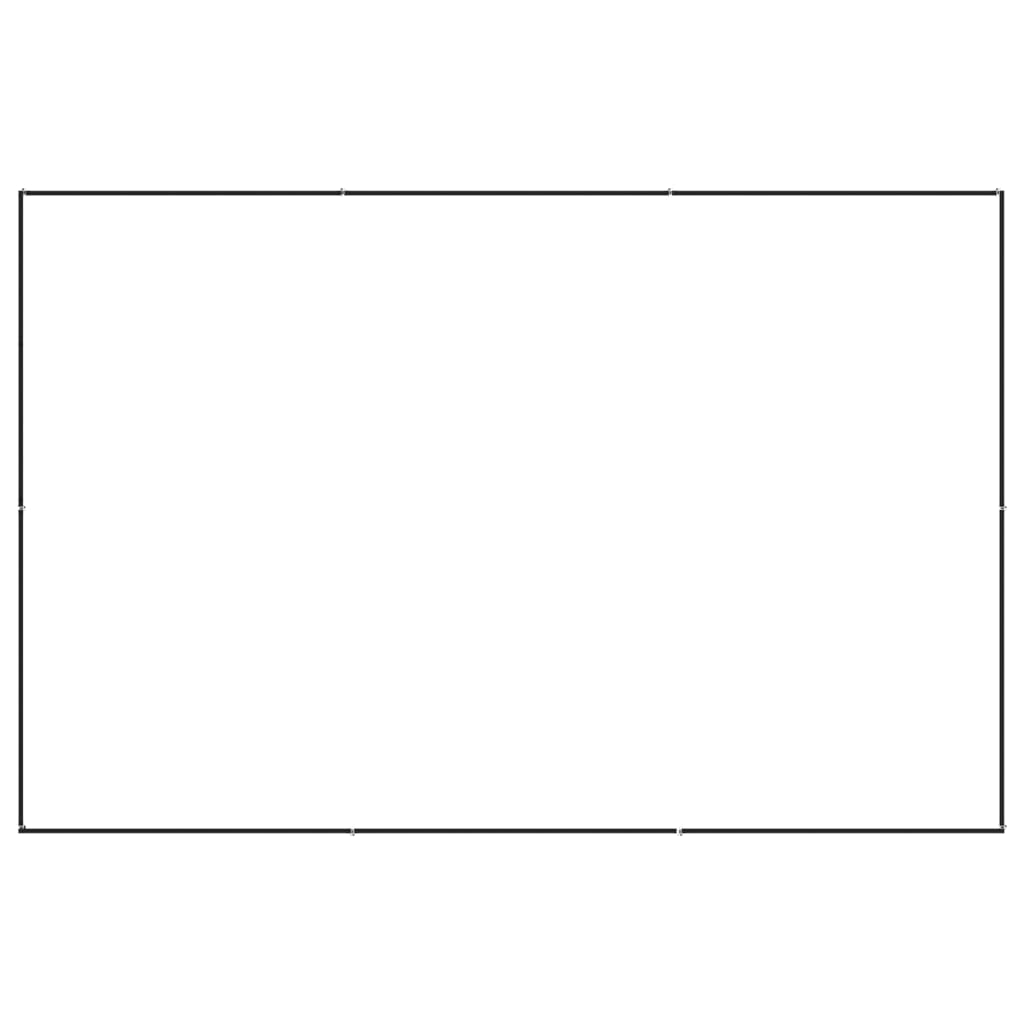 Gabbia per Cani-Cassa per cani Nera 6 m2 in Acciaio