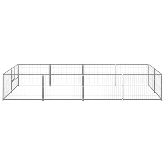 Gabbia per Cani Argento 8 mÂ² in Acciaio cod mxl 46640