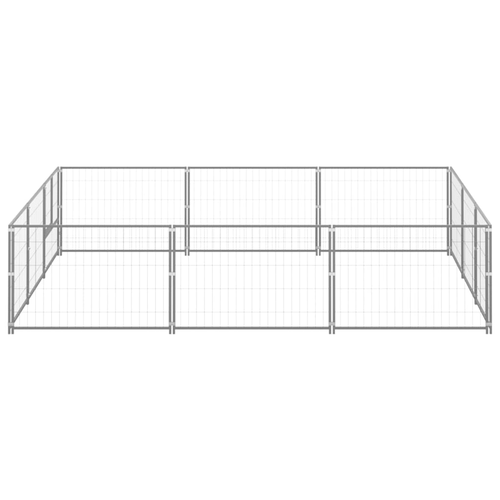 Gabbia per Cani Argento 9 mÂ² in Acciaio cod mxl 46642