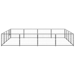 Gabbia per Cani Nera 16 mÂ² in Acciaio cod mxl 49228