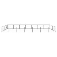 Gabbia per Cani Nera 28 mÂ² in Acciaiocod mxl 72906