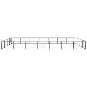 Gabbia per Cani Nera 28 mÂ² in Acciaiocod mxl 72906