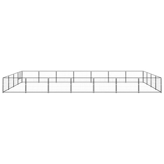 Gabbia per Cani Nera 28 mÂ² in Acciaiocod mxl 72906