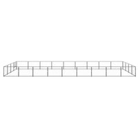 Gabbia per Cani Nera 36 m² in Acciaio 3082148