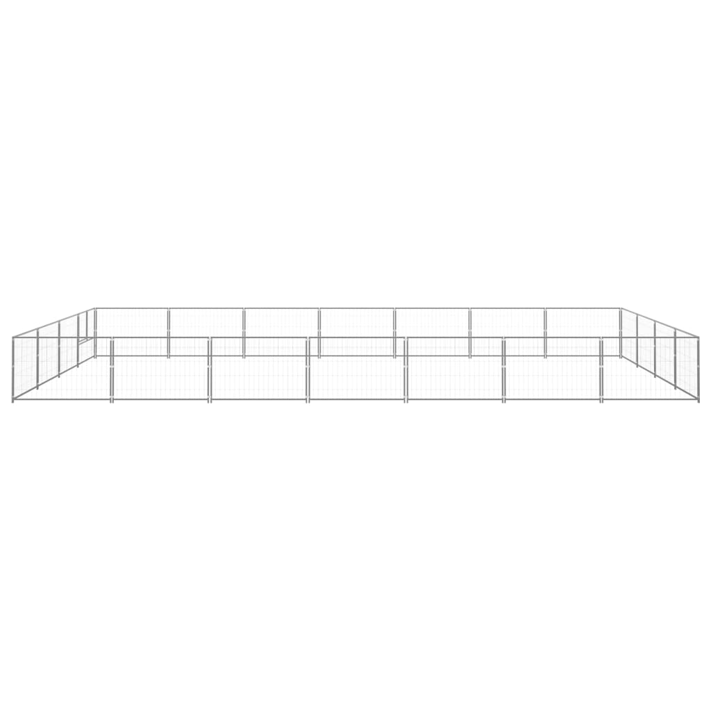 Gabbia per Cani Argento 28 mÂ² in Acciaio cod mxl 52421