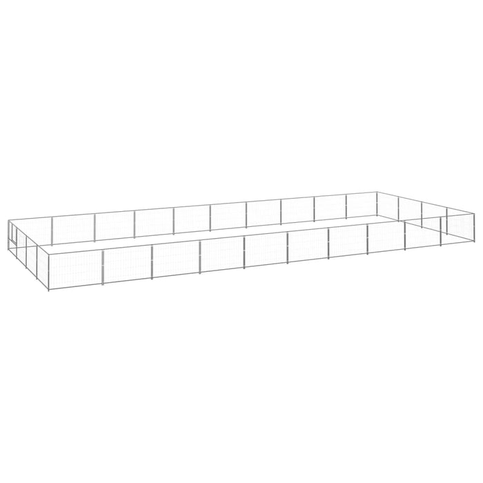 Gabbia per Cani Argento 40 mÂ² in Acciaio cod mxl 46643