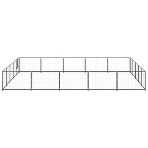 Gabbia per Cani Nera 25 mÂ² in Acciaio cod mxl 47951