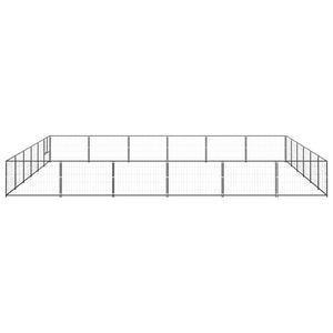 Gabbia per Cani Nera 36 mÂ² in Acciaio cod mxl 49084