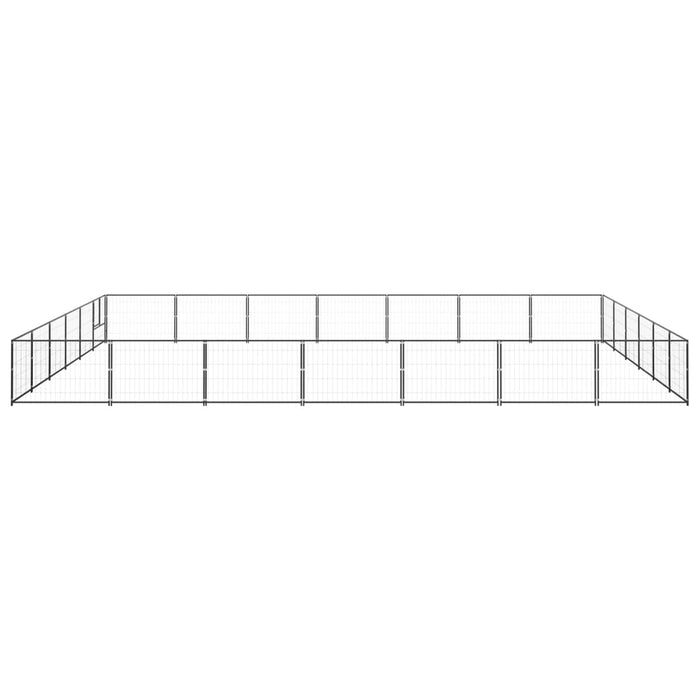 Gabbia per Cani Nera 42 mÂ² in Acciaiocod mxl 96891