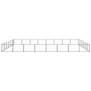 Gabbia per Cani Nera 48 mÂ² in Acciaio cod mxl 44577