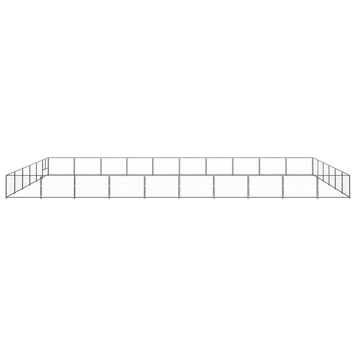 Gabbia per Cani Nera 60 mÂ² in Acciaio cod mxl 49323