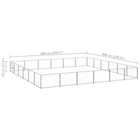 Gabbia per Cani Argento 36 mÂ² in Acciaio cod mxl 46650