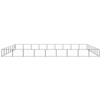 Gabbia per Cani Nera 63 m² in Acciaio 3082181