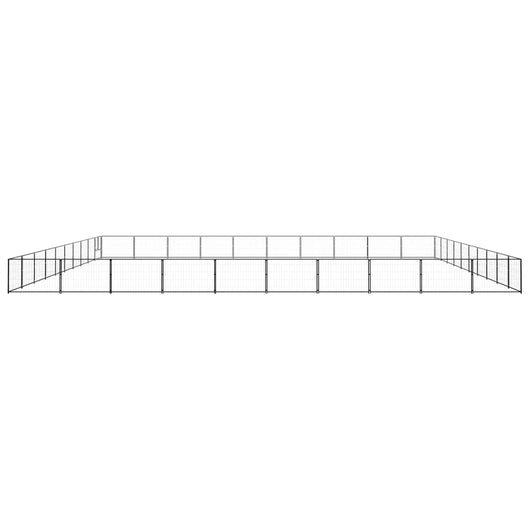 Gabbia per Cani Nera 100 mÂ² in Acciaio cod mxl 47946