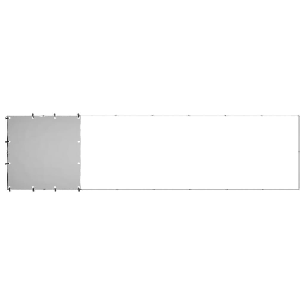 Cuccia da esterno gabbia per cani parco animali 4,84 m² acciaio nero 02_0000532