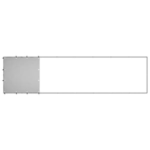 Cuccia da esterno gabbia per cani parco animali 4,84 m² acciaio nero 02_0000532