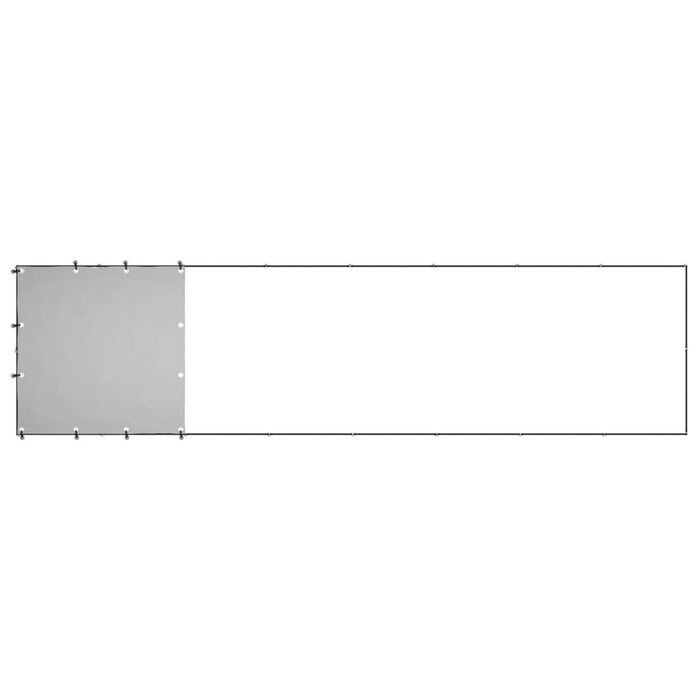 Cuccia da esterno gabbia per cani parco animali 4,84 m² acciaio nero 02_0000532