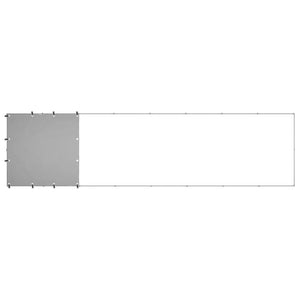 Gabbia per Cani Argento 4,84 m² in Acciaio 3082203