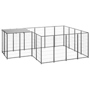 Gabbia per Cani Nera 6,05 mÂ² in Acciaio   cod mxl 52705
