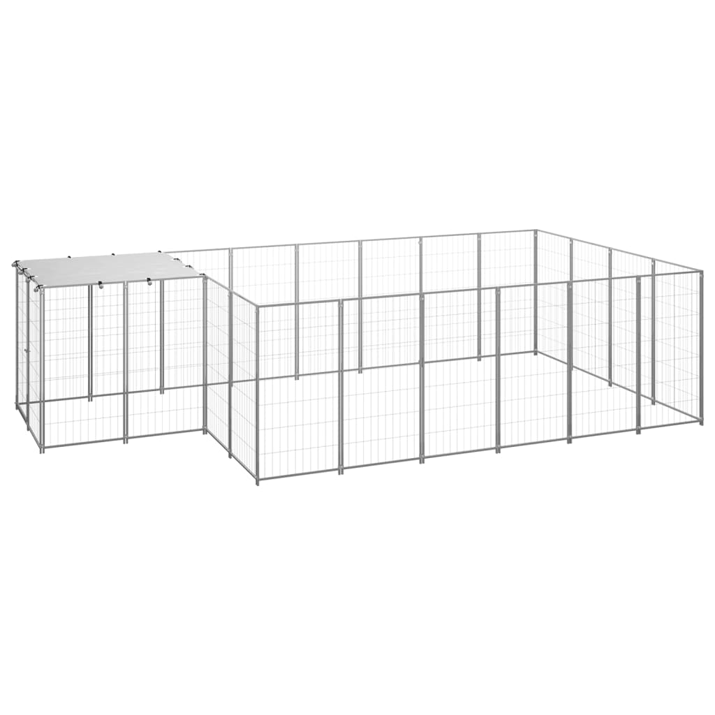 Gabbia per Cani Argento 8,47 mÂ² in Acciaio   cod mxl 44106
