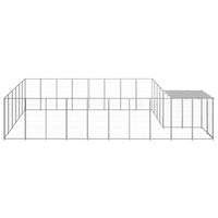 Gabbia per Cani Argento 15,73 m² in Acciaio 3082221