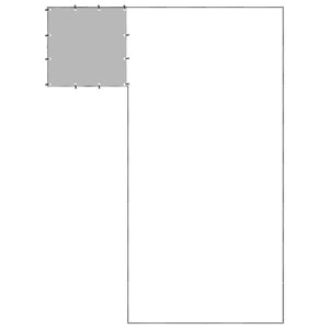 Gabbia per Cani Nera 10,89 mÂ² in Acciaio   cod mxl 52674