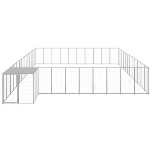 Gabbia per Cani Argento 37,51 m² in Acciaio 3082248