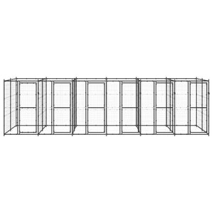 Gabbia per Cani da Esterno in Acciaio 14,52 m² 3082264