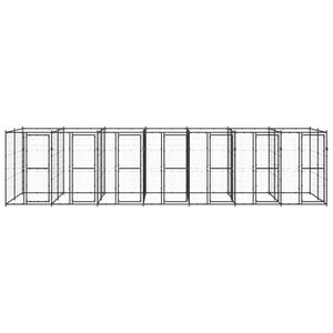 Gabbia per Cani da Esterno in Acciaio 16,94 m² 3082265