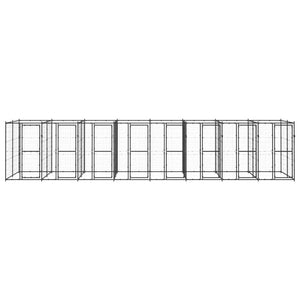 Gabbia per Cani da Esterno in Acciaio 19,36 m² 3082266
