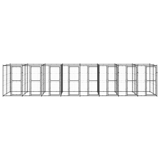 Gabbia per Cani da Esterno in Acciaio 19,36 m² 3082266