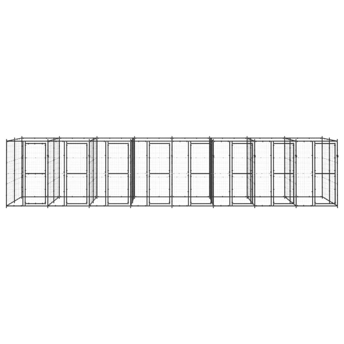 Gabbia per Cani da Esterno in Acciaio 19,36 m² 3082266