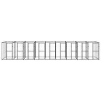 Gabbia per Cani da Esterno in Acciaio 21,78 m² 3082267