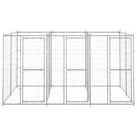 Gabbia per Cani da Esterno in Acciaio Zincato 7,26 mÂ² cod mxl 60002